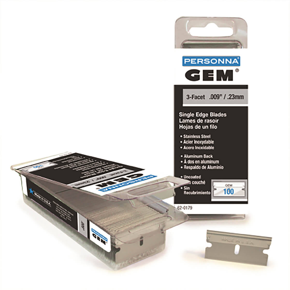 STAINLESS STEEL 1" BLADES