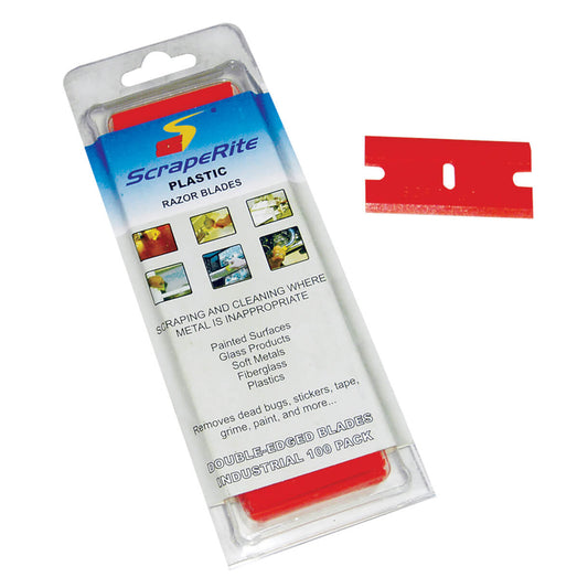 SCRAPERITE PLASTIC RAZOR BLADE